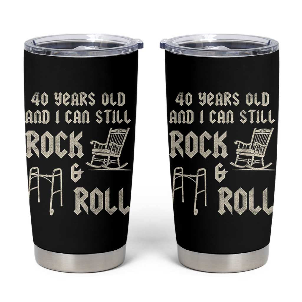 40th Birthday Gift For Men Tumbler Cup Funny Man Saying Gag Gift 40 Years Old Birthday