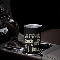 40th Birthday Gift For Men Tumbler Cup Funny Man Saying Gag Gift 40 Years Old Birthday
