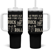 40th Birthday Gift For Men Tumbler With Handle Funny Man Saying Gag Gift 40 Years Old Birthday