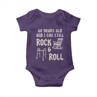 80th Birthday Gift For Men Baby Onesie Funny Man Saying Gag Gift 80 Years Old Birthday