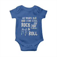 80th Birthday Gift For Men Baby Onesie Funny Man Saying Gag Gift 80 Years Old Birthday