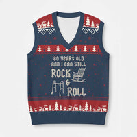80th Birthday Gift For Men V-Neck Knit Sweater Vest Funny Man Saying Gag Gift 80 Years Old Birthday