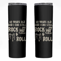 80th Birthday Gift For Men Skinny Tumbler Funny Man Saying Gag Gift 80 Years Old Birthday