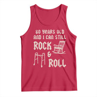 80th Birthday Gift For Men Tank Top Funny Man Saying Gag Gift 80 Years Old Birthday