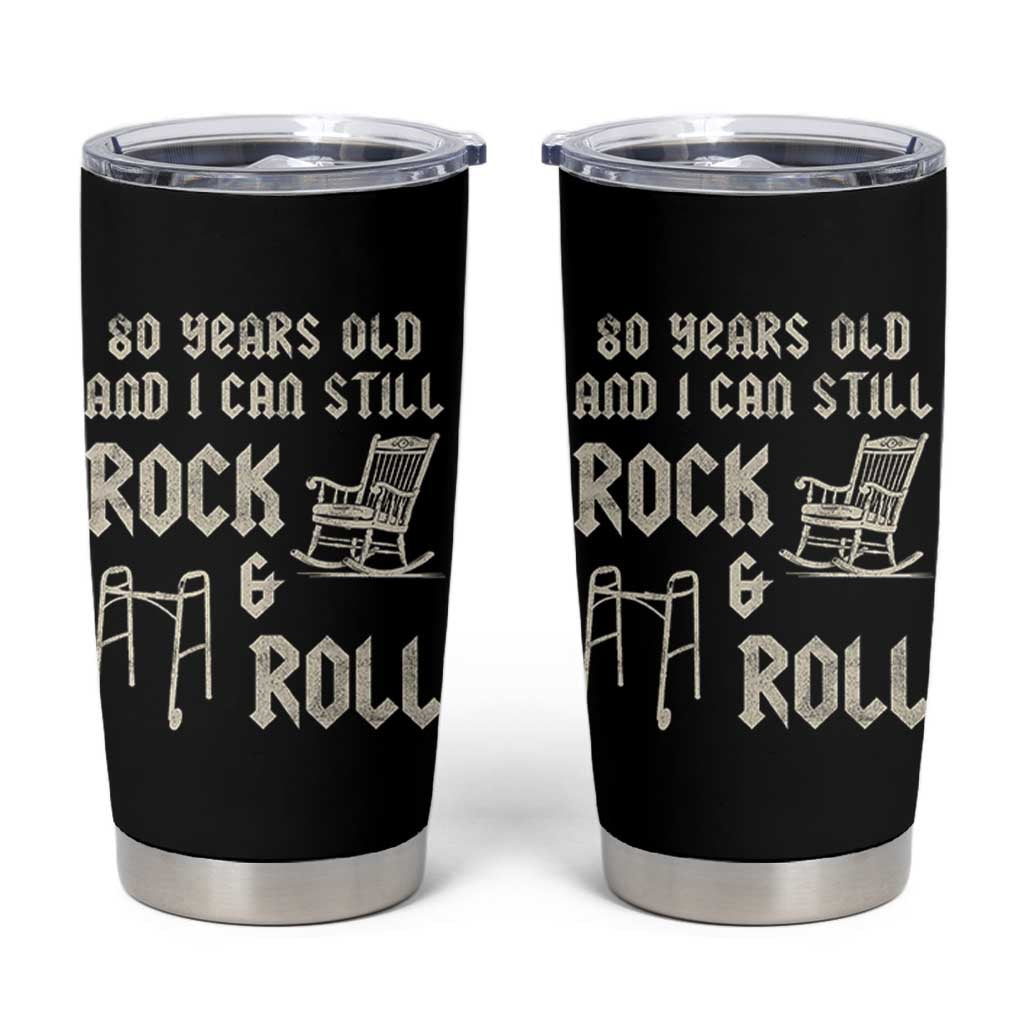80th Birthday Gift For Men Tumbler Cup Funny Man Saying Gag Gift 80 Years Old Birthday