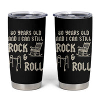 80th Birthday Gift For Men Tumbler Cup Funny Man Saying Gag Gift 80 Years Old Birthday