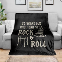 70th Birthday Gift For Men Throw Blanket Funny Man Saying Gag Gift 70 Years Old Birthday