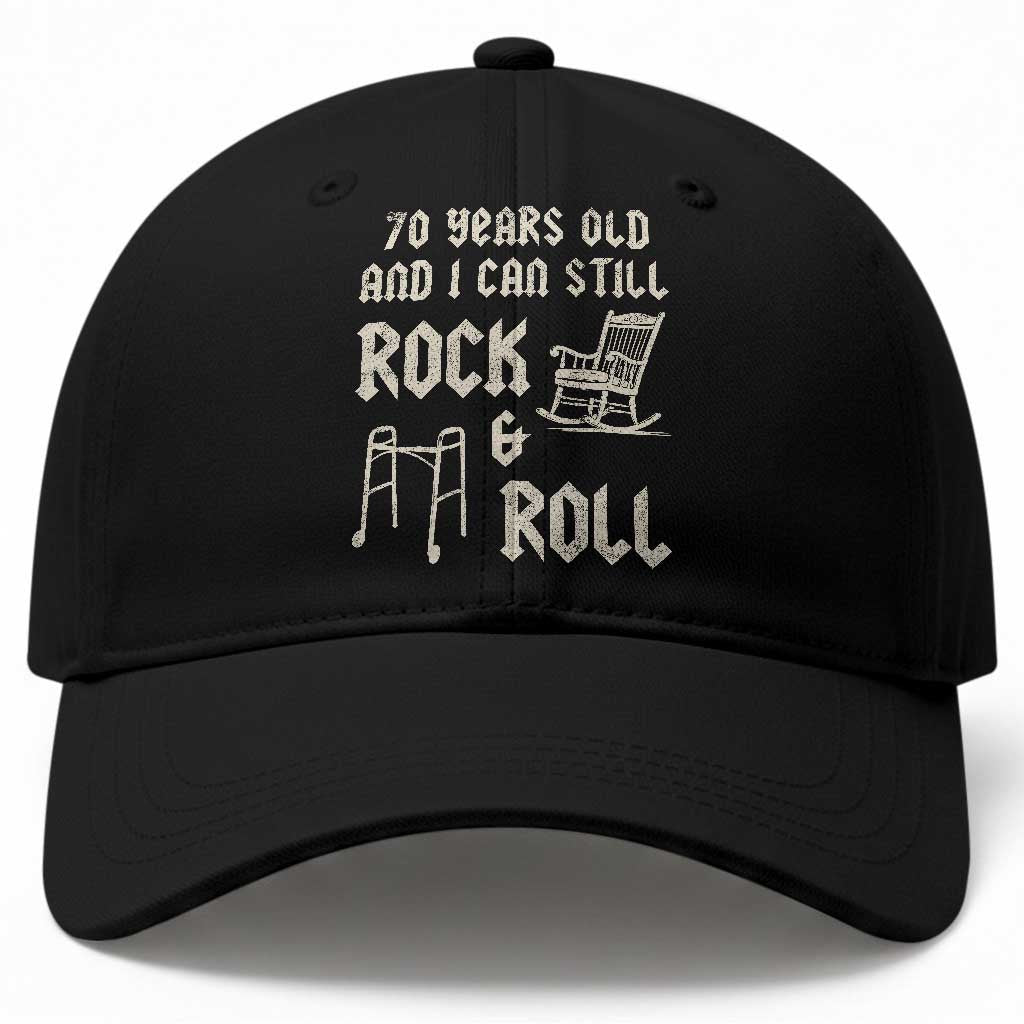 70th Birthday Gift For Men Baseball Cap Funny Man Saying Gag Gift 70 Years Old Birthday