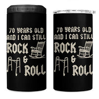 70th Birthday Gift For Men 4 in 1 Can Cooler Tumbler Funny Man Saying Gag Gift 70 Years Old Birthday