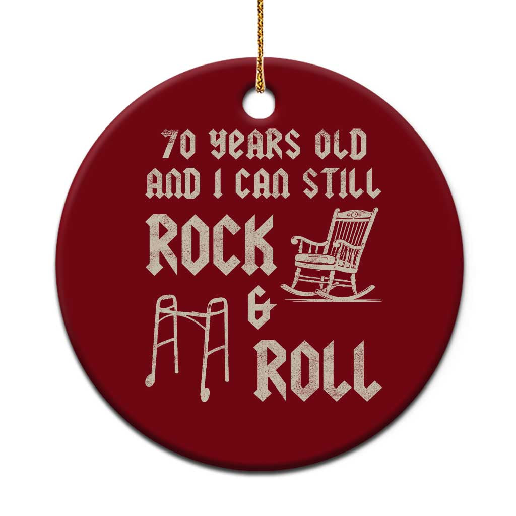 70th Birthday Gift For Men Ceramic Ornament Funny Man Saying Gag Gift 70 Years Old Birthday