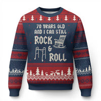 70th Birthday Gift For Men Ugly Christmas Sweater Funny Man Saying Gag Gift 70 Years Old Birthday