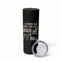 70th Birthday Gift For Men Skinny Tumbler Funny Man Saying Gag Gift 70 Years Old Birthday