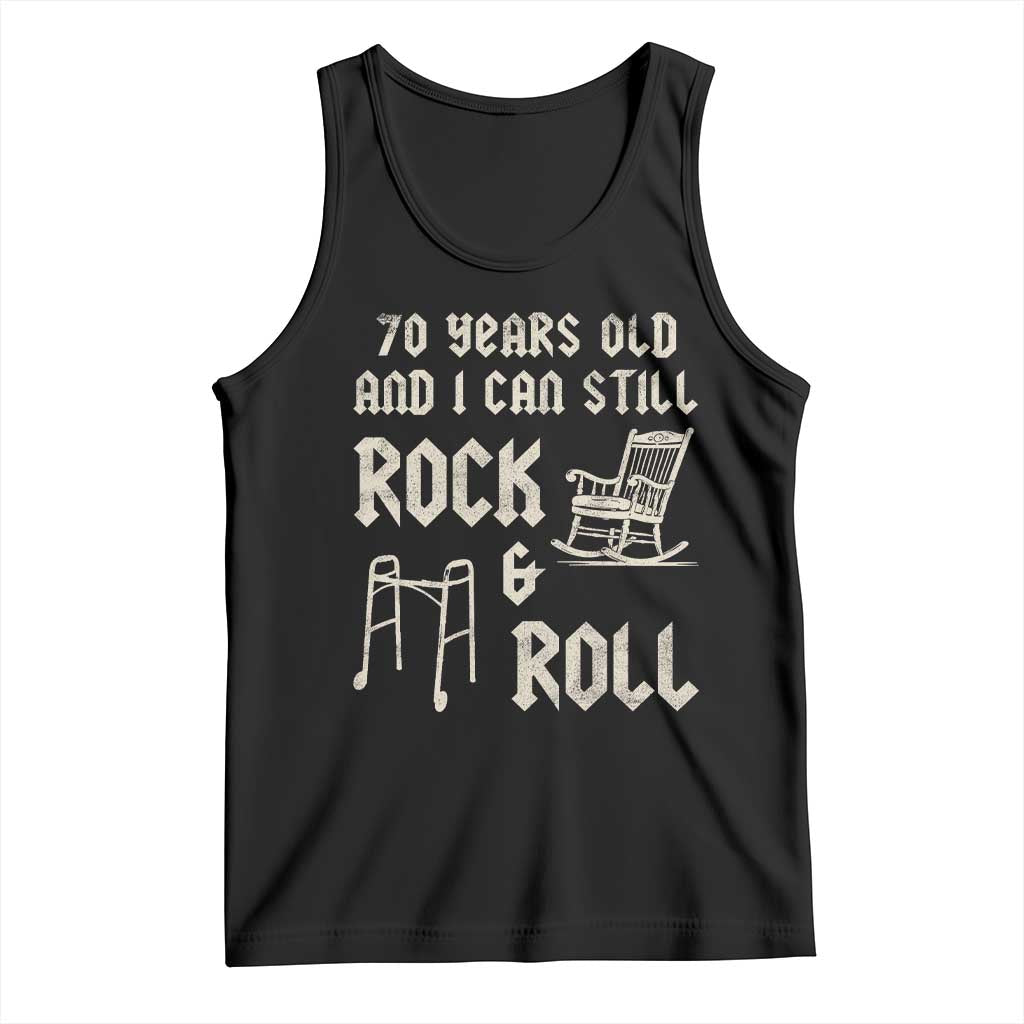 70th Birthday Gift For Men Tank Top Funny Man Saying Gag Gift 70 Years Old Birthday