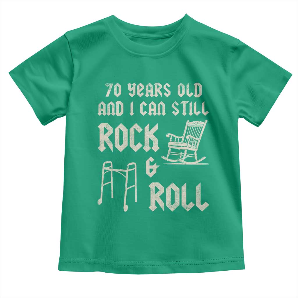 70th Birthday Gift For Men Toddler T Shirt Funny Man Saying Gag Gift 70 Years Old Birthday
