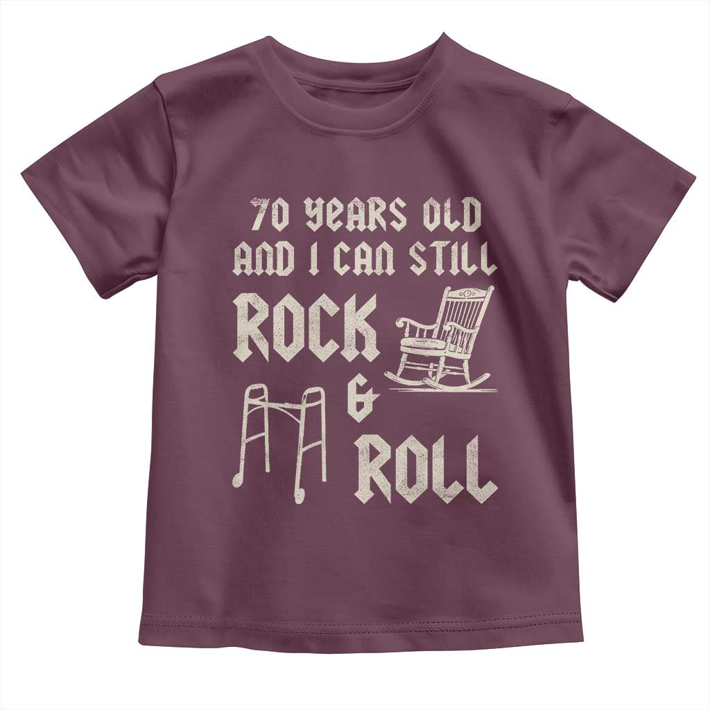 70th Birthday Gift For Men Toddler T Shirt Funny Man Saying Gag Gift 70 Years Old Birthday