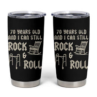 70th Birthday Gift For Men Tumbler Cup Funny Man Saying Gag Gift 70 Years Old Birthday