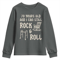 70th Birthday Gift For Men Youth Sweatshirt Funny Man Saying Gag Gift 70 Years Old Birthday