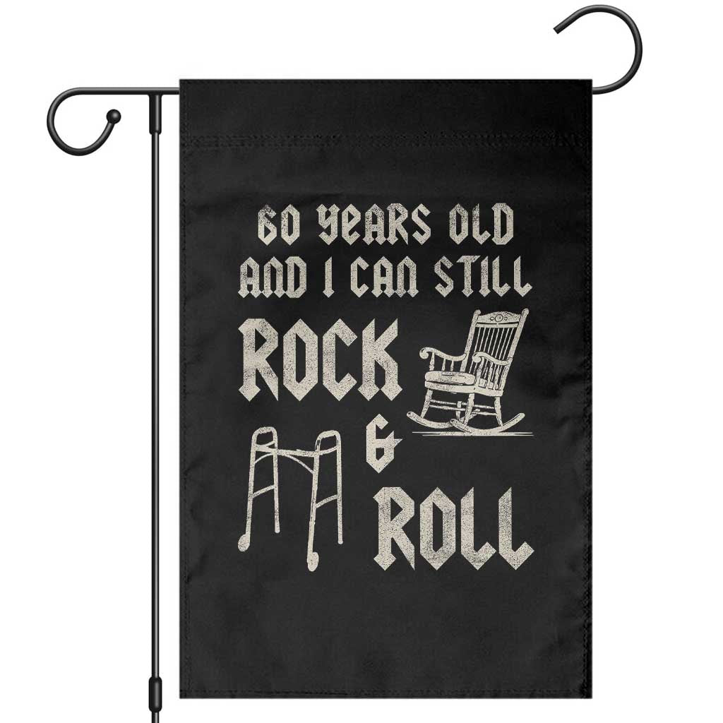 60th Birthday Gift For Men Garden Flag Funny Man Saying Gag Gift 60 Years Old Birthday