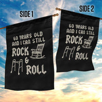 60th Birthday Gift For Men Garden Flag Funny Man Saying Gag Gift 60 Years Old Birthday