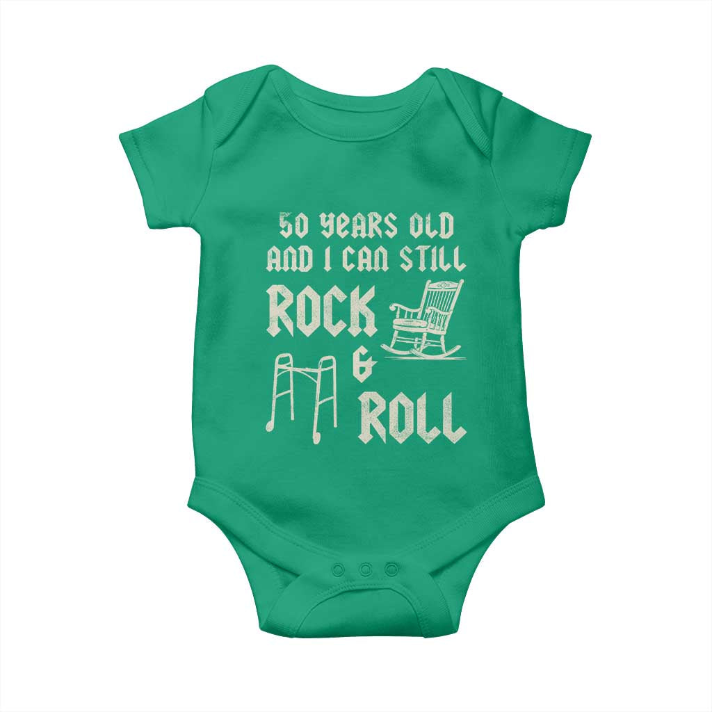 50th Birthday Gift For Men Baby Onesie Funny Man Saying Gag Gift 50 Years Old Birthday
