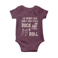 50th Birthday Gift For Men Baby Onesie Funny Man Saying Gag Gift 50 Years Old Birthday