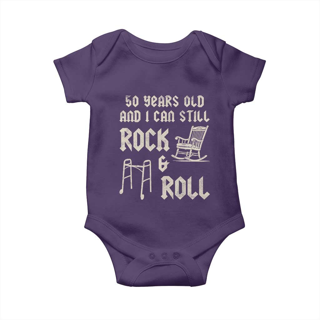 50th Birthday Gift For Men Baby Onesie Funny Man Saying Gag Gift 50 Years Old Birthday