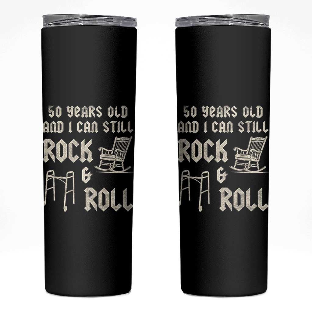 50th Birthday Gift For Men Skinny Tumbler Funny Man Saying Gag Gift 50 Years Old Birthday