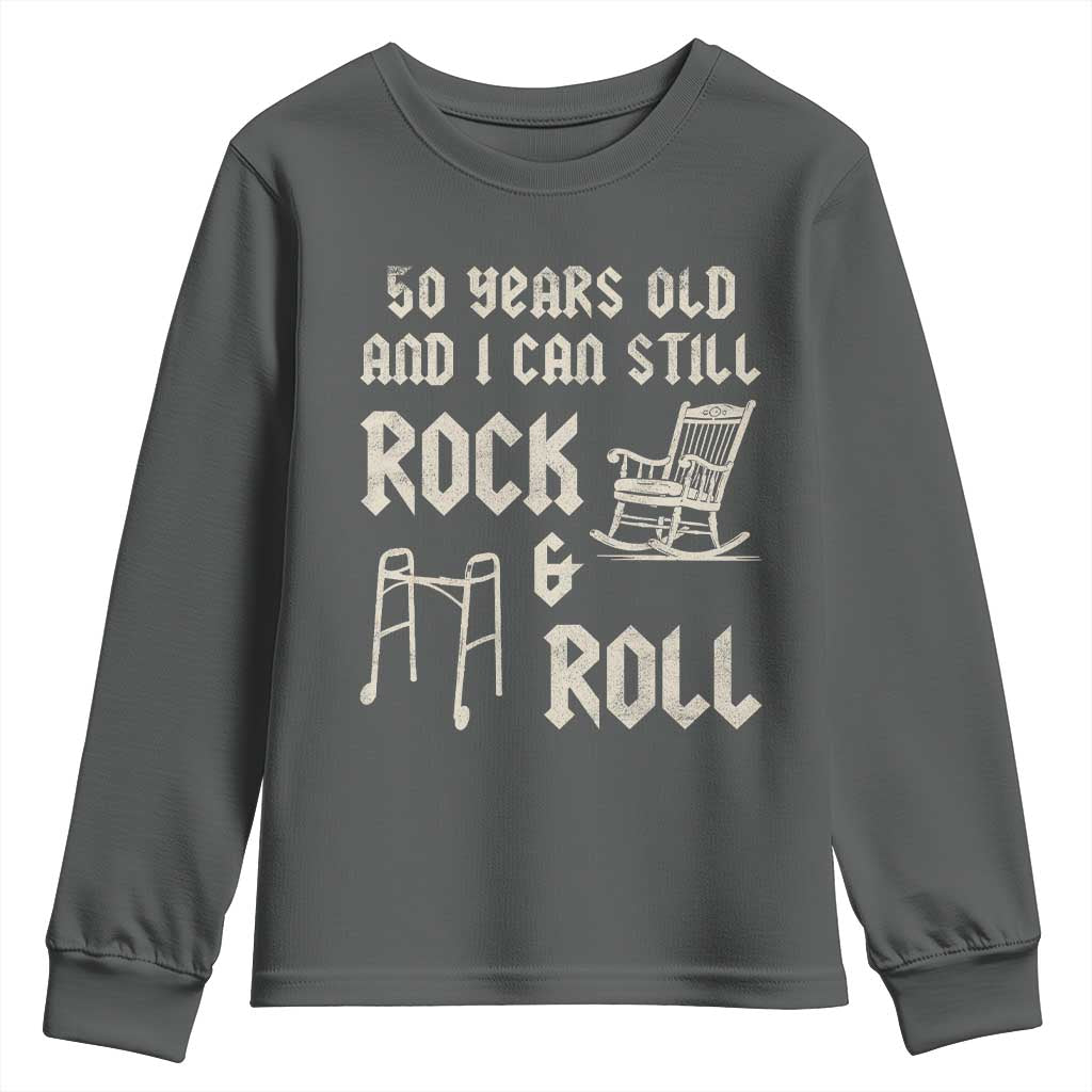 50th Birthday Gift For Men Youth Sweatshirt Funny Man Saying Gag Gift 50 Years Old Birthday