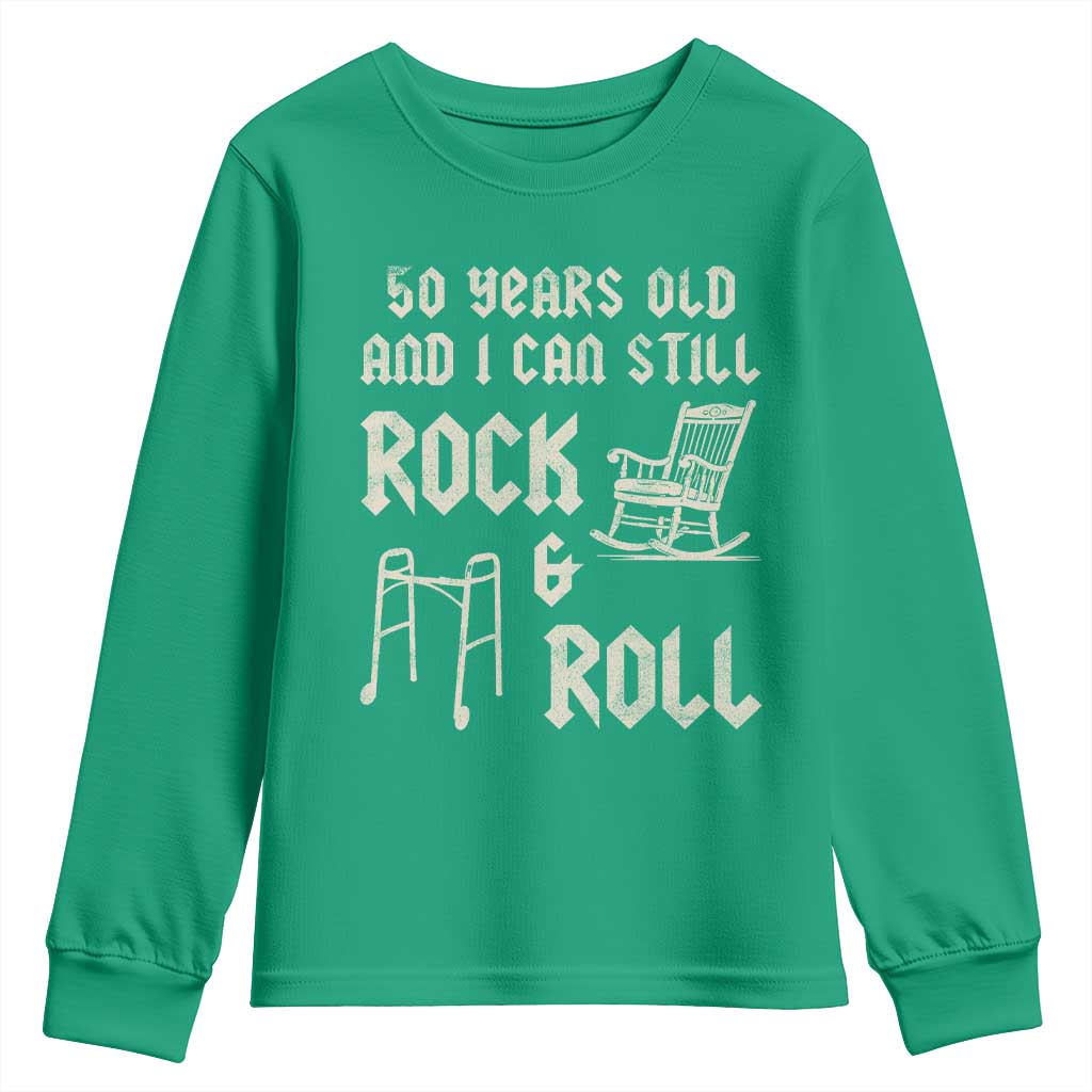 50th Birthday Gift For Men Youth Sweatshirt Funny Man Saying Gag Gift 50 Years Old Birthday