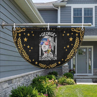 Funny 4th of July George Sloshington Washington Patriotic Fan Flag Retro America Flag