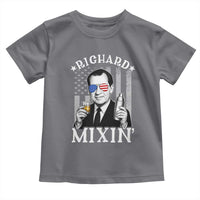 Funny 4th of July Toddler T Shirt Richard Mixin Patriotic Nixon Bartender American Flag - Wonder Print Shop
