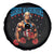 Funny George Washington Gym Spare Tire Cover Muscular Flex Workout 4th of July - Wonder Print Shop