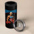 Funny George Washington Gym 4 in 1 Can Cooler Tumbler Muscular Flex Workout 4th of July - Wonder Print Shop