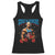 Funny George Washington Gym Racerback Tank Top Muscular Flex Workout 4th of July - Wonder Print Shop