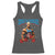Funny George Washington Gym Racerback Tank Top Muscular Flex Workout 4th of July - Wonder Print Shop