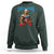Funny George Washington Gym Sweatshirt Muscular Flex Workout 4th of July - Wonder Print Shop