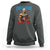 Funny George Washington Gym Sweatshirt Muscular Flex Workout 4th of July - Wonder Print Shop