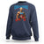 Funny George Washington Gym Sweatshirt Muscular Flex Workout 4th of July - Wonder Print Shop