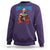 Funny George Washington Gym Sweatshirt Muscular Flex Workout 4th of July - Wonder Print Shop