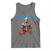 Funny George Washington Gym Tank Top Muscular Flex Workout 4th of July - Wonder Print Shop