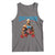 Funny George Washington Gym Tank Top Muscular Flex Workout 4th of July - Wonder Print Shop