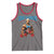Funny George Washington Gym Tank Top Muscular Flex Workout 4th of July - Wonder Print Shop