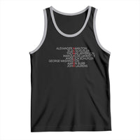 Hamilton Eliza Jefferson Angelica & Burr Names Tank Top - Wonder Print Shop