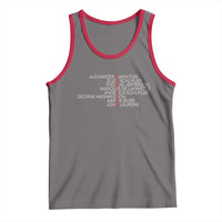 Hamilton Eliza Jefferson Angelica & Burr Names Tank Top - Wonder Print Shop