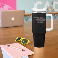 Hamilton Eliza Jefferson Angelica & Burr Names Tumbler With Handle - Wonder Print Shop
