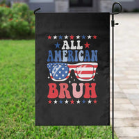 All American Bruh Patriotic 4th Of July Garden Flag USA Flag Sunglasses Teens Kids - Wonder Print Shop