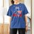 All American Bruh Patriotic 4th Of July T Shirt For Women USA Flag Sunglasses Teens Kids - Wonder Print Shop