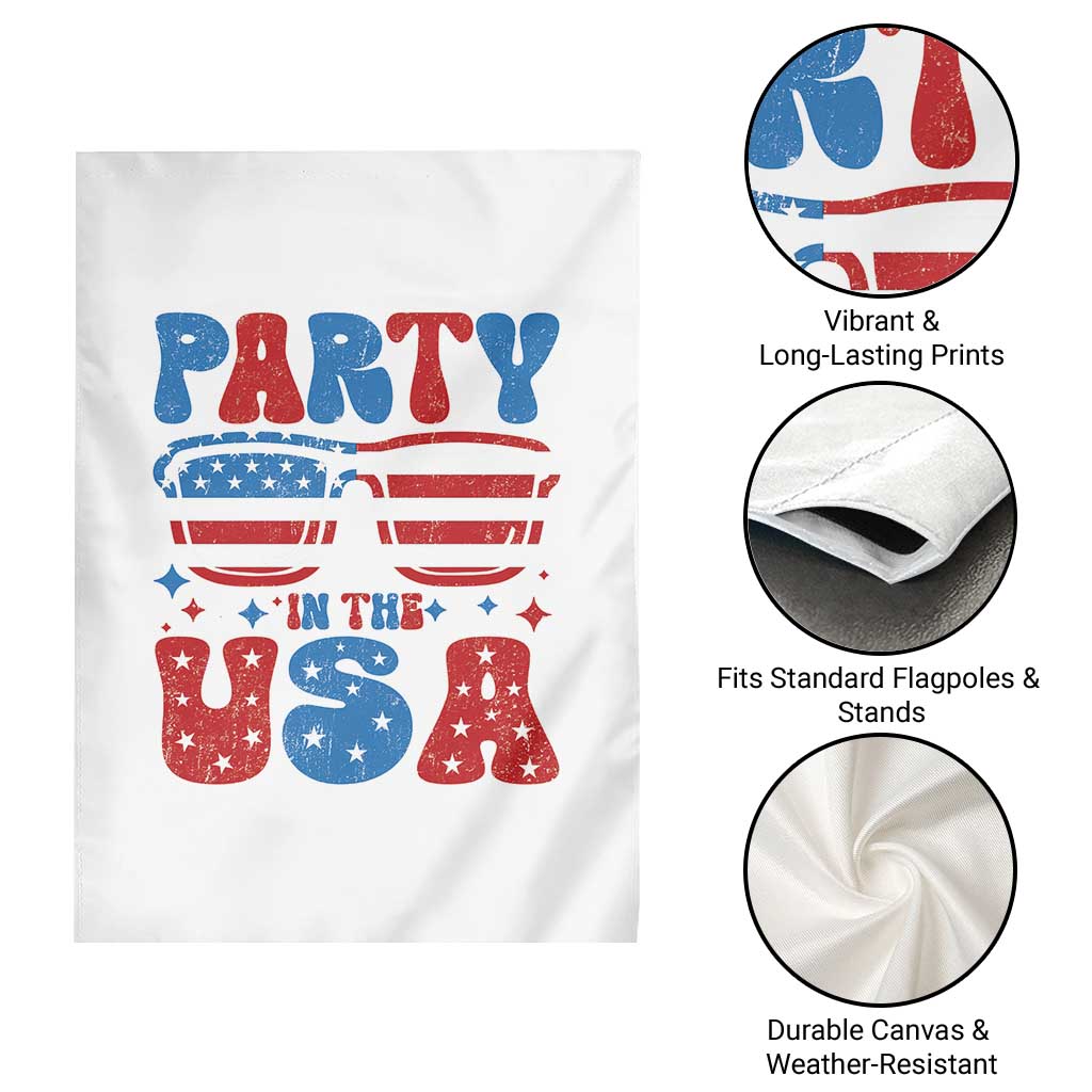 Party in The USA Garden Flag 4th of July Independence Day - Wonder Print Shop