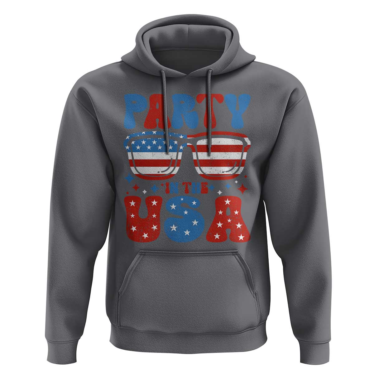 Party in The USA Hoodie 4th of July Independence Day - Wonder Print Shop
