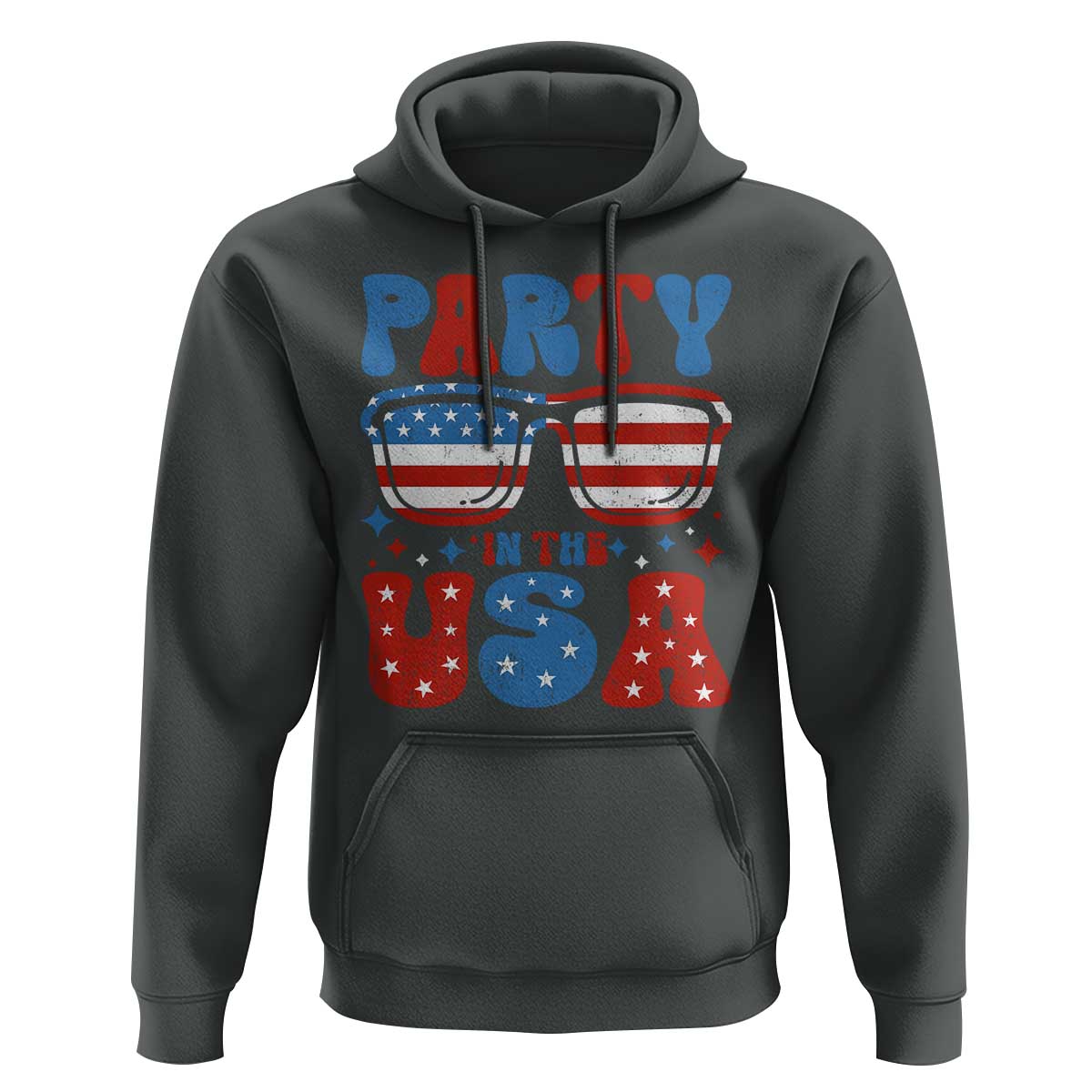 Party in The USA Hoodie 4th of July Independence Day - Wonder Print Shop